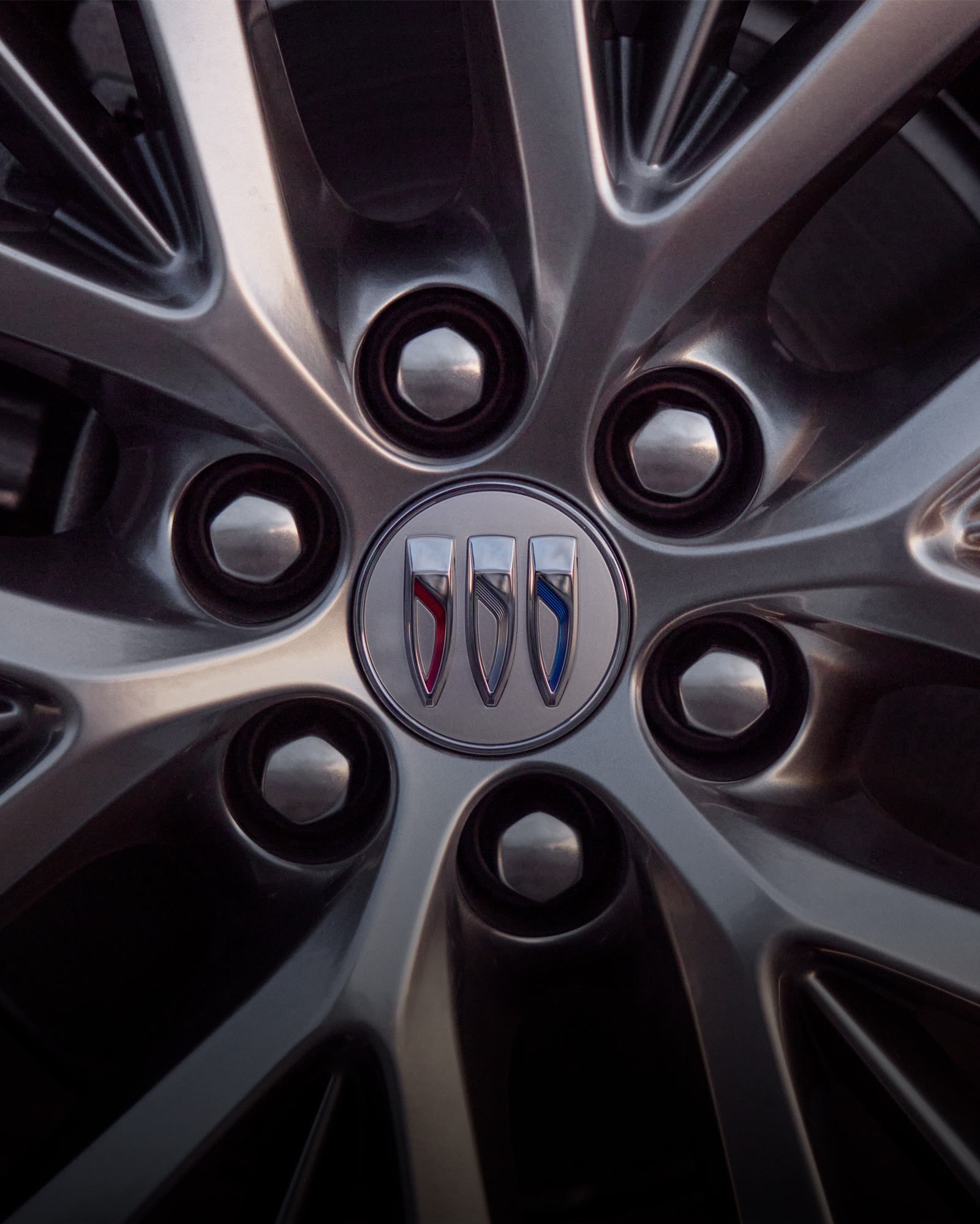 Three-Quarters Close-up View of the Front Tire for the 2026 Buick Enclave Mid-Size SUV