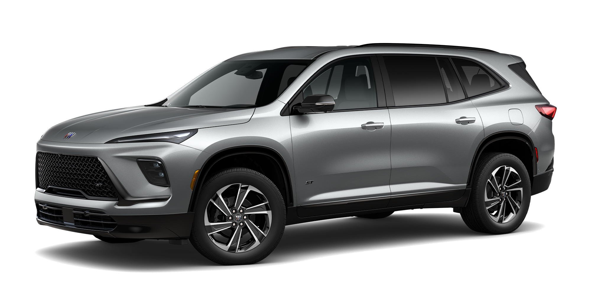 Three Quarters View of a Silver 2026 Buick Enclave